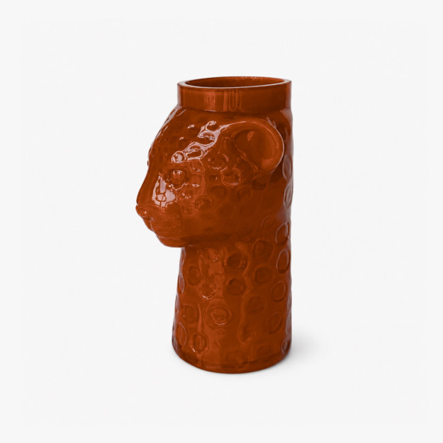 VASE OPAL BENGAL AMBER