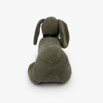 DOOR STOPPER FURRY DOG GREY